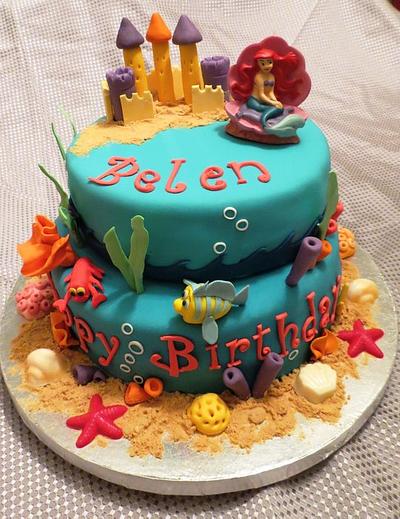 Ariel - Cake by Maty Sweet's Designs