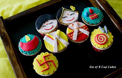 Diwali theme cupcakes - Cake by kreamykreations