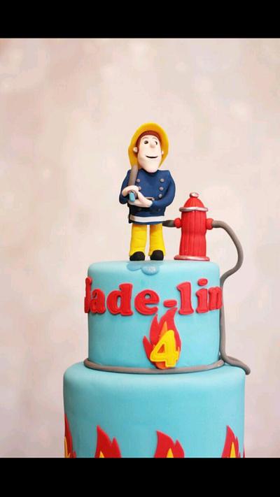 Fireman Sam - Cake by Simone van der Meer