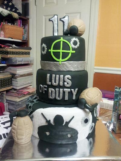 Call of Duty Birthday Cake - Cake by prettysweettreats