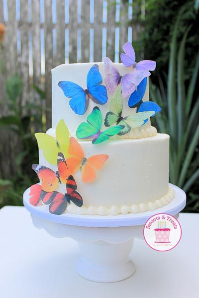 Butterfly Cake - Cake by Sweets and Treats by Christina