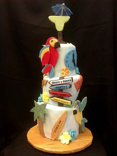 Jimmy Buffet Margaritaville  Parrothead cake - Cake by cheryl arme