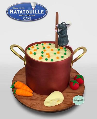 Torta Ratatouille Medellín - Cake by Dulcepastel.com