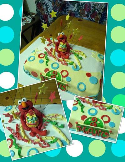 Elmo Cake :) - Cake by Shanya