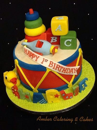 Toy time.  - Cake by Amber Catering and Cakes