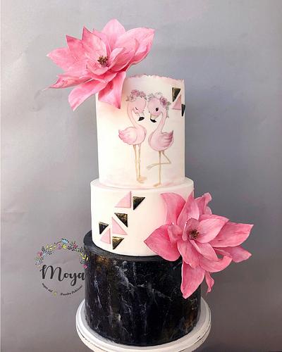 Flamingo cake - Cake by Branka Vukcevic
