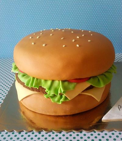 Hamburger cake - Cake by ItaBolosDecorados