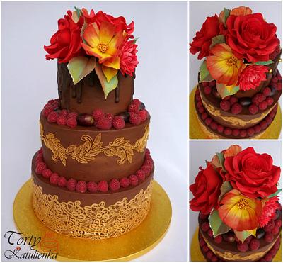 Autumn chocolate Cake - Cake by Torty Katulienka