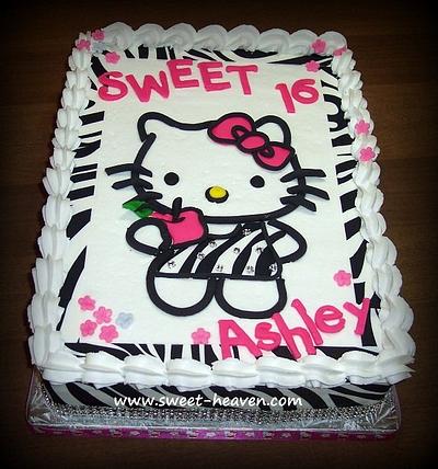 Sweet Sixteen Hello Kitty - Cake by Sweet Heaven Cakes