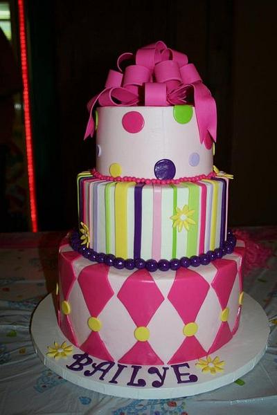 Bailye's Birthday - Cake by SweetdesignsbyJesica