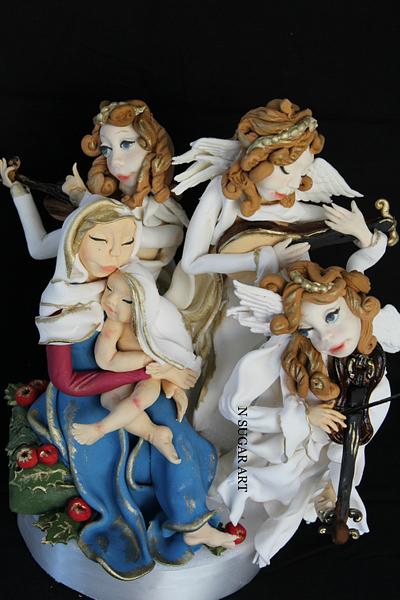 CPC Christmas Collaboration Angel  song - Cake by N SUGAR ART