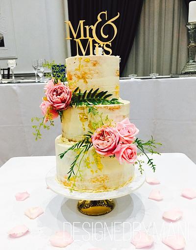 Mr & Mrs - Cake by designed by mani