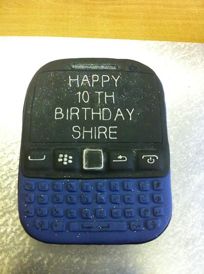 Blackberry phone cake - Cake by CakeIndulgence