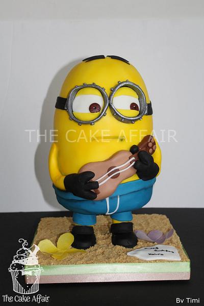 Minion Guitar player - Cake by Designer Cakes By Timilehin