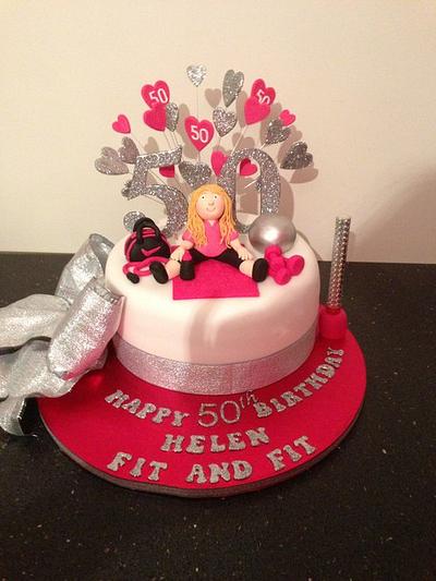 Keep fit - Cake by Donnajanecakes 