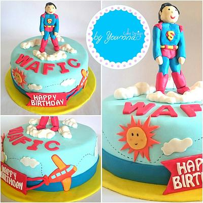 Superman cake - Cake by Cake design by youmna 