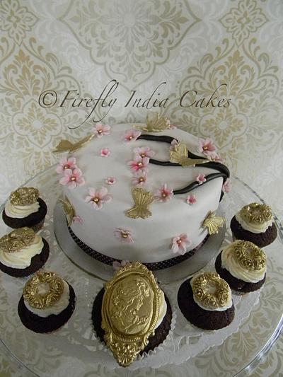 Vintage Blush - Cake by Firefly India by Pavani Kaur