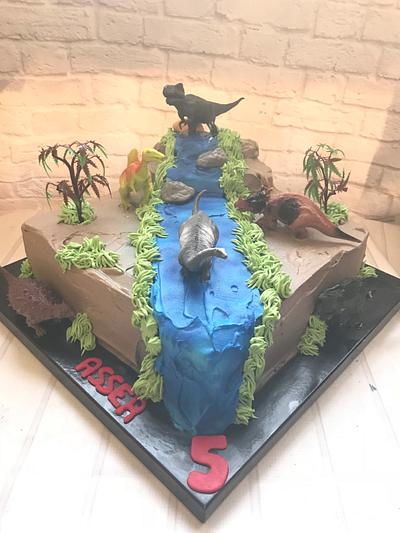 Dinosaur cake  - Cake by Gilan mahdy