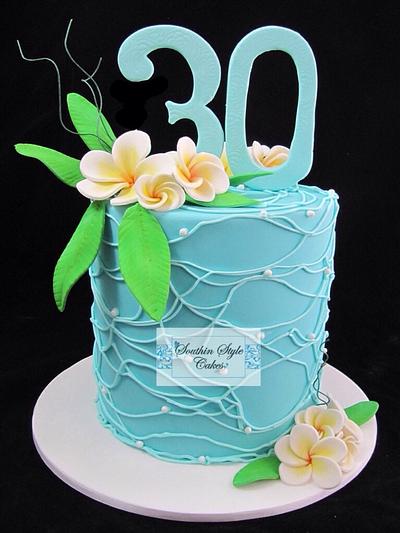 Frangipani Cake - Cake by Southin Style Cakes