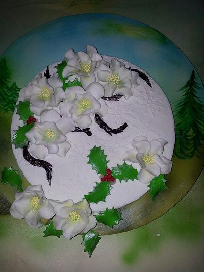 Christmas Rose - Cake by julier