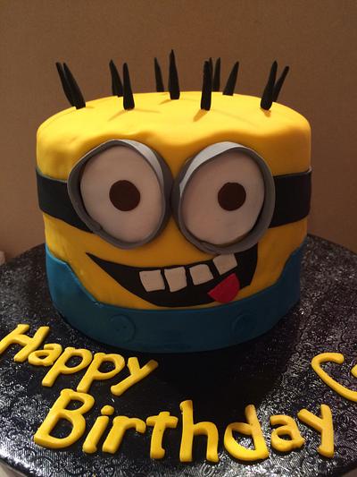 Minion Cake - Cake by Love is Cake by Gretchen
