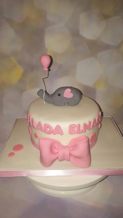 Baby girl is born - Cake by Anneke van Dam