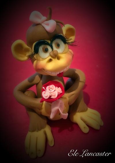 Dating monkey! - Cake by Ele Lancaster