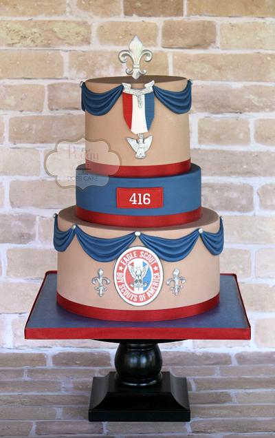 Eagle Scout (Boy Scout) cake - Cake by Peggy Does Cake
