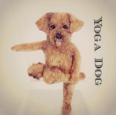 Yoga Dog - Cake by Dsweetcakery