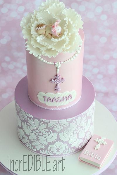 Baptism Cake- For Taasha - Cake by Rumana Jaseel