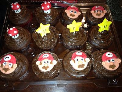 super mario Bros. Cupcakes - Cake by kangaroocakegirl