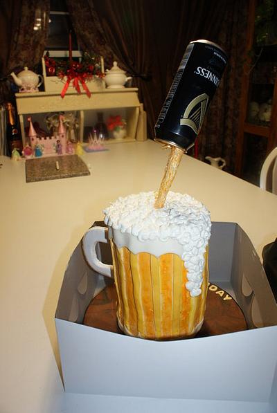 Beer Mug Cake - Cake by Laurie