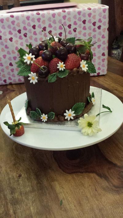 chocolate strawberry heaven!  - Cake by lacedwithlovebaking