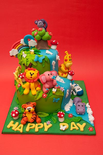 Cake animals baby - Cake by Beula Cakes