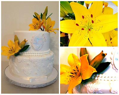 Inspiration from my garden - Cake by leolay