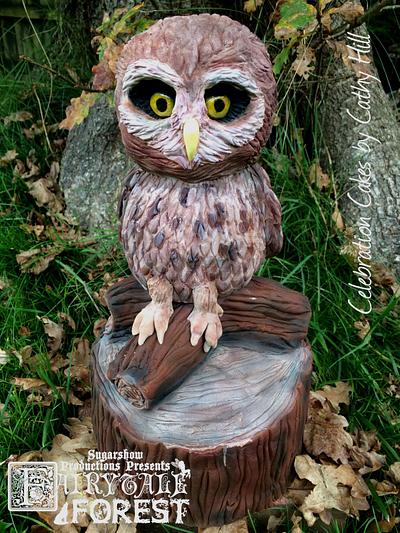 Fairytale Forest - Mooneye the Owl  - Cake by Celebration Cakes by Cathy Hill