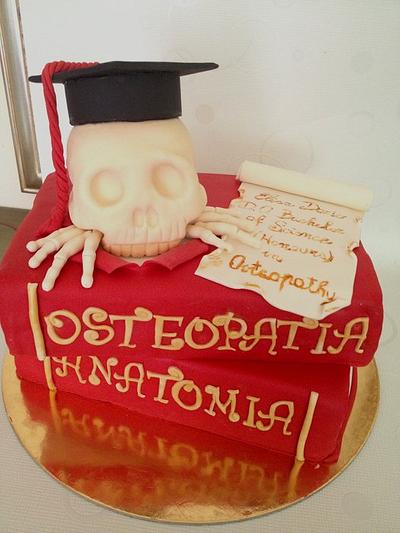 Bachelor of science in osteopathy!  - Cake by danida
