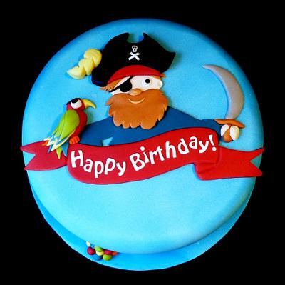 Arrrrrr... A Pirate Cake - Cake by Extra Mile Icing