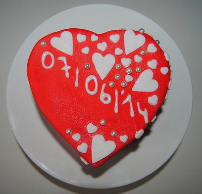 Valentine cake - Cake by Anse De Gijnst