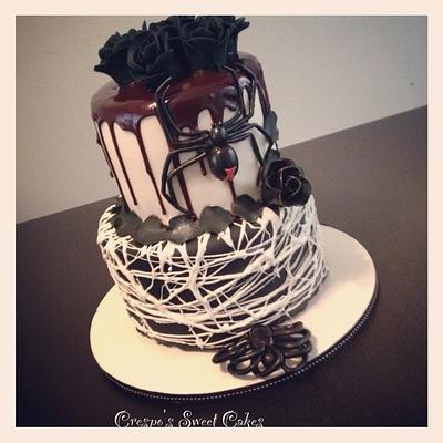 Halloween wedding - Cake by Jenifer Crespo-Martinez 