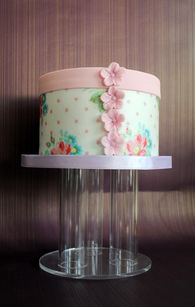 Floral birthday - Cake by The Cornish Cakery