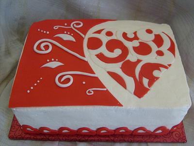 Valentine's Day - Cake by Pamela