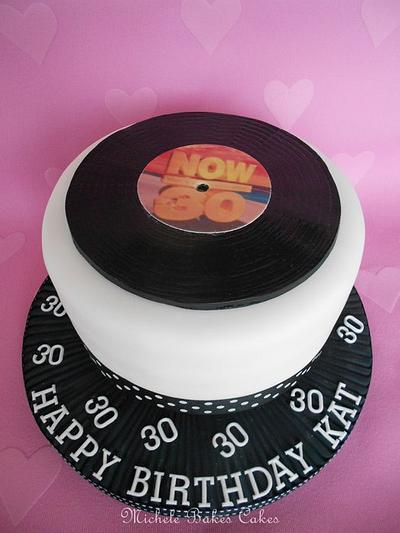 Record Cake - Cake by MicheleBakesCakes