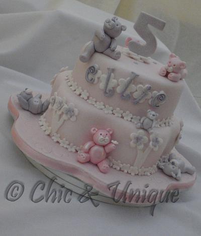 Tumbling Teddies.. - Cake by Sharon Young