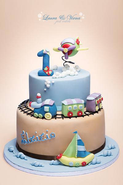Baby boy cake - Cake by Laura e Virna just cakes