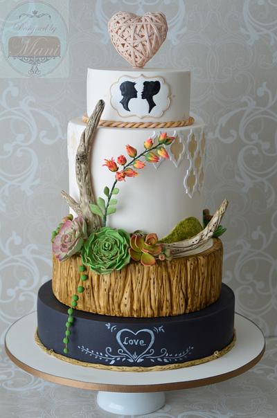 Wedding Cake  - Cake by designed by mani