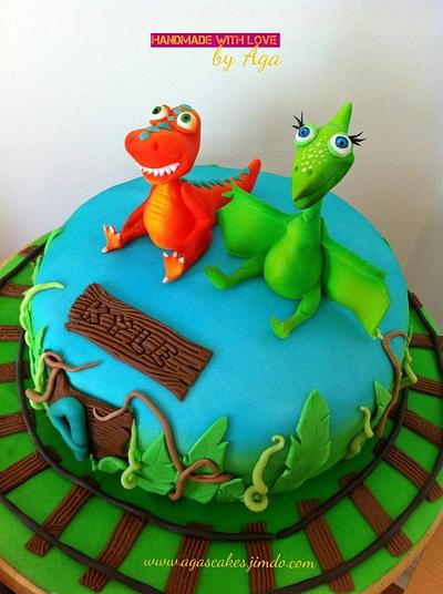 Dinosaur Train - Cake by Aga Leśniak