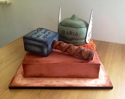 Thor themed cake - Cake by jameela