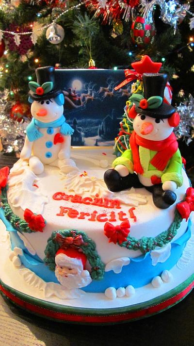 Christmas cake! - Cake by COMANDATORT