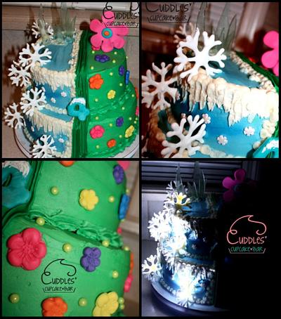Anna Elsa - Cake by Cuddles' Cupcake Bar